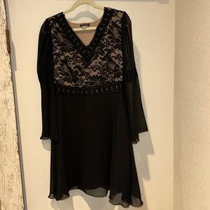 Venus black lace dress medium